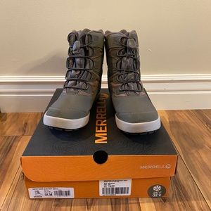 Merrell Little Big Kid Snow Bank 3.0 Waterproof Winter Boots